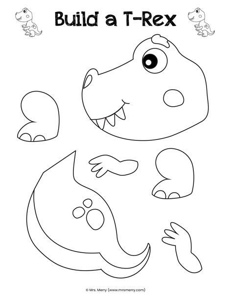 Free Dinosaur Templates for Kids