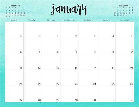 Free Download 12-Week Calendar Template in Word Format