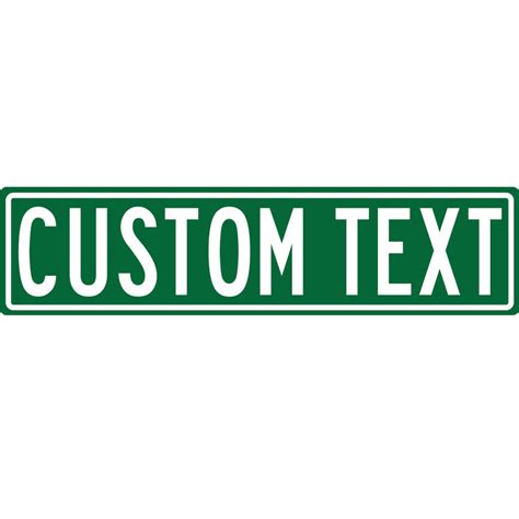 Free Editable Street Sign Templates