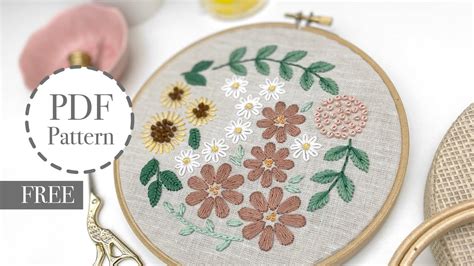 Free Embroidery Patterns for Beginners