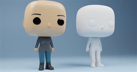 Free Female Funko Pop Design Template