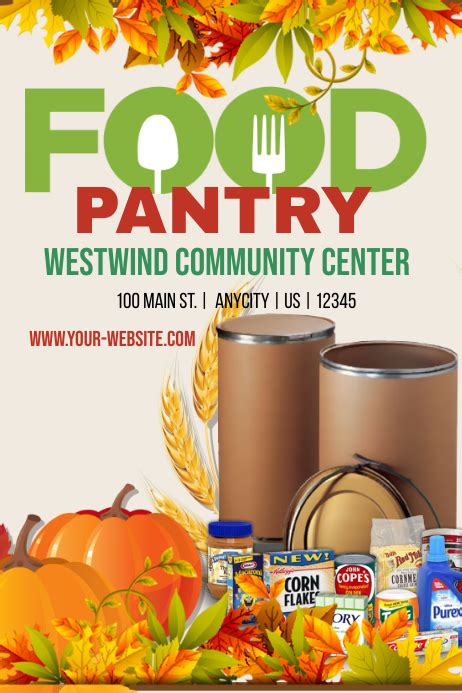 Free Food Pantry Flyer Template