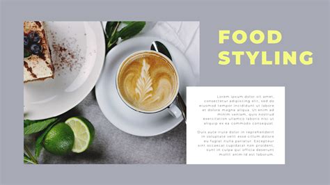 Free Food Styling PowerPoint Template