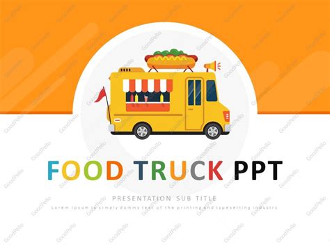 Free Food Truck PowerPoint Template