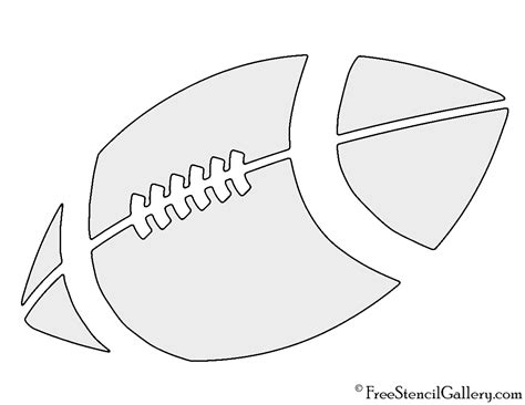 Free Football Stencil Printables