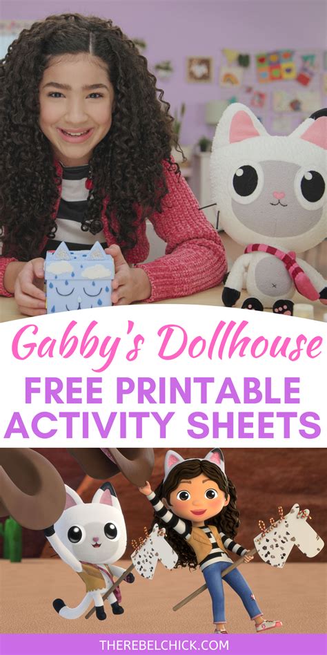 Free Gabby's Dollhouse Activity Sheets