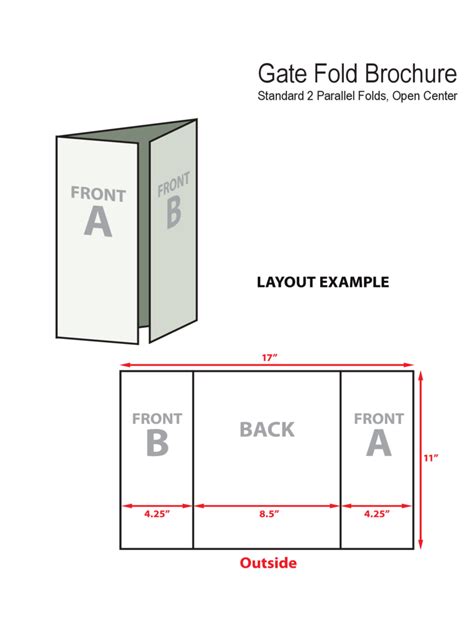 Free Gate Fold Brochure Template Download