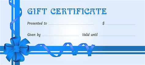 Where to Find Free Gift Certificate Templates for Microsoft Word