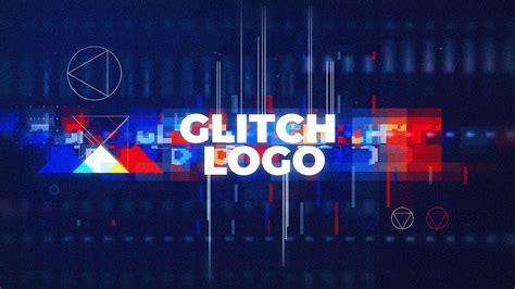 Free Glitch Logo After Effects Template