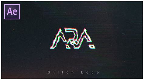 Free Glitch Logo Template for After Effects