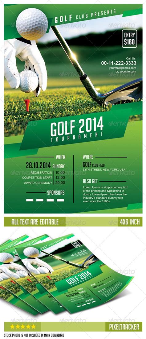 Free Golf Tournament Flyer Template