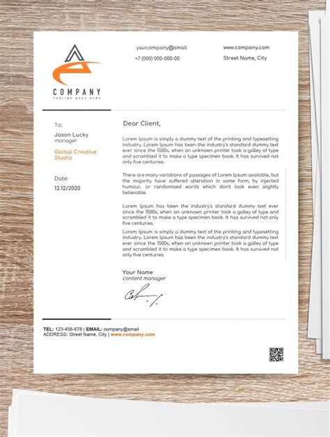 Free Google Docs letterhead templates