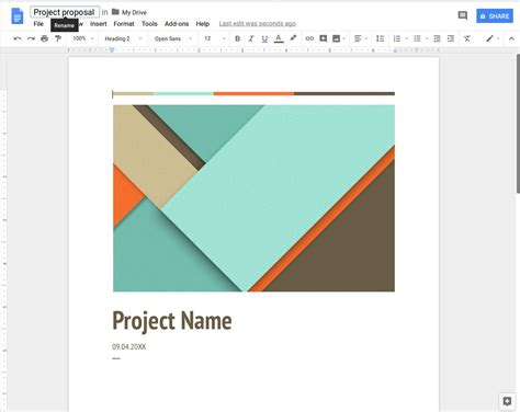 Free Google Docs Template