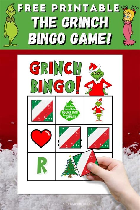 Free Grinch Bingo Cards