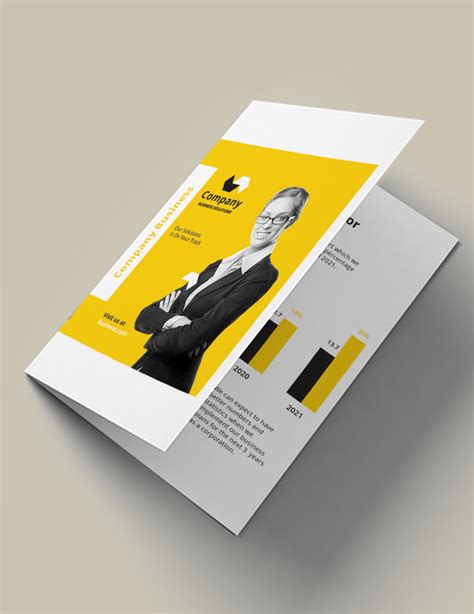 Free Half Fold Brochure Templates