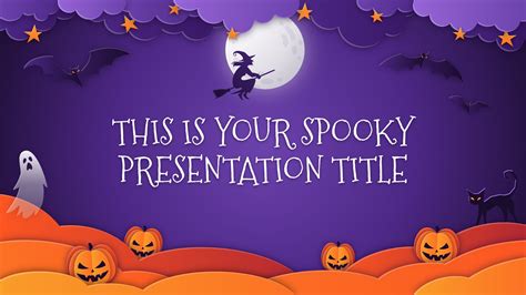 Free Halloween Google Slides templates