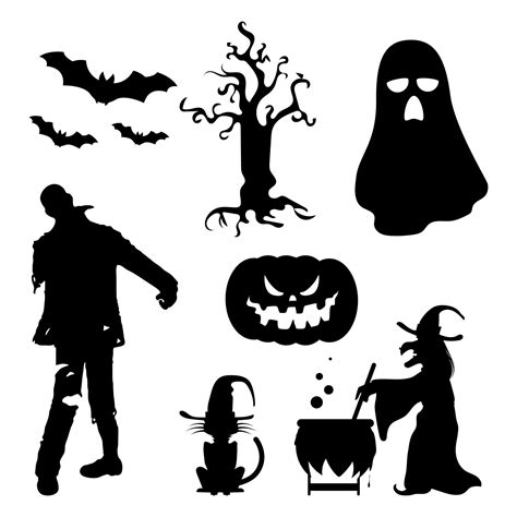 Free Halloween Silhouette Printables