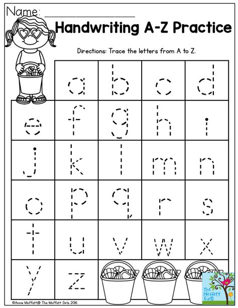 Free Handwriting Worksheets for Preschoolers