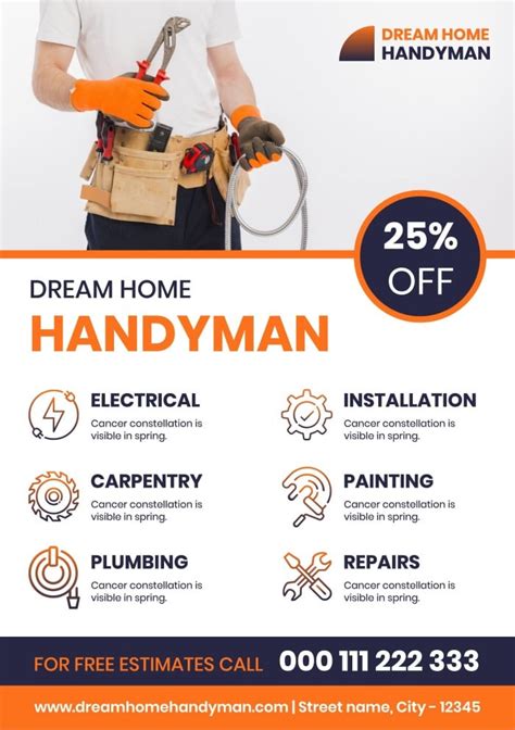 Free Handyman Flyer Templates