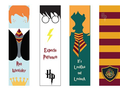 Free Harry Potter Bookmark Printable