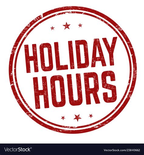 Free holiday hours sign templates word