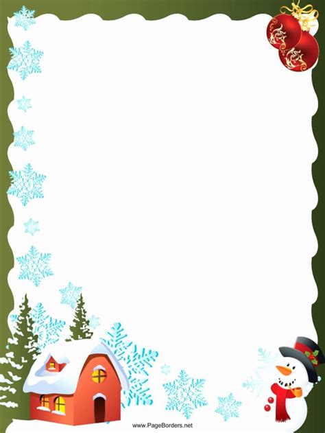 Free Downloadable Holiday Letterhead Templates for Microsoft Word