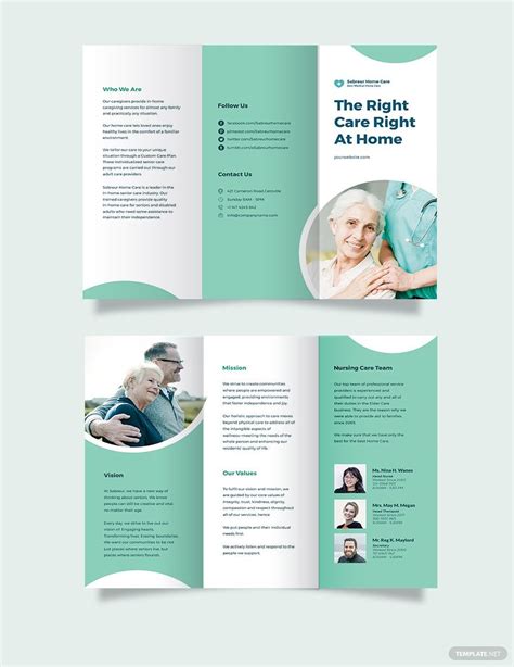 Free Home Care Brochure Template Download