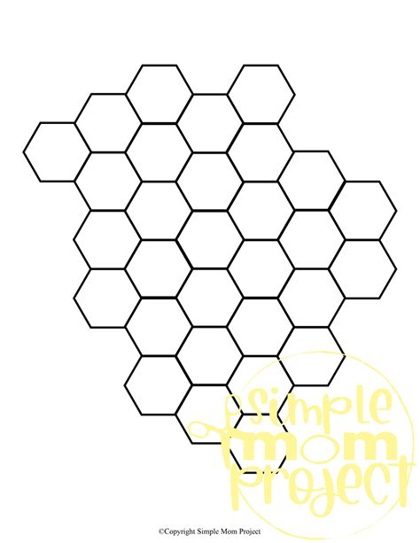 Free honeycomb template printable