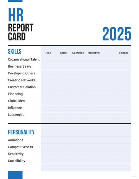 Free HR Template