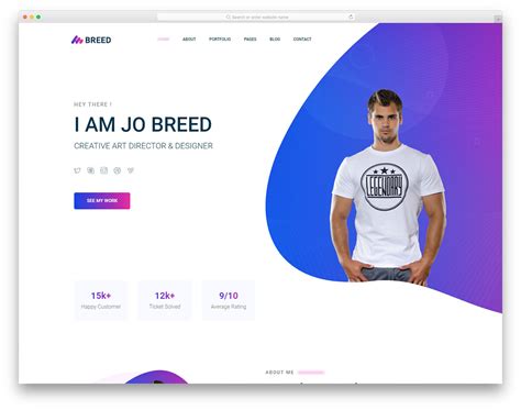 Free HTML5 Personal Website Template Download