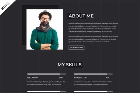 Free HTML5 Portfolio Template for Creative Professionals