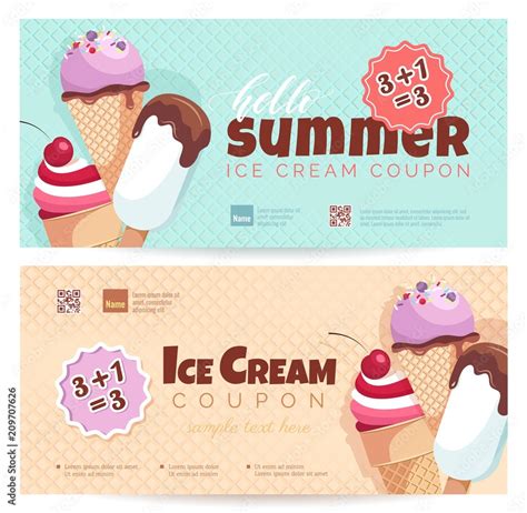 Free Ice Cream Coupon Template