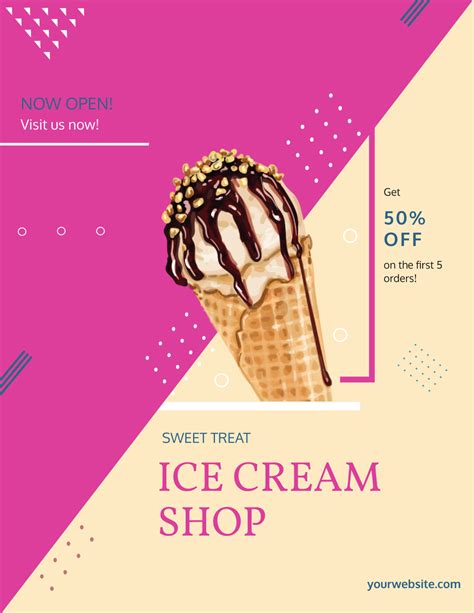 Free Ice Cream Flyer Template