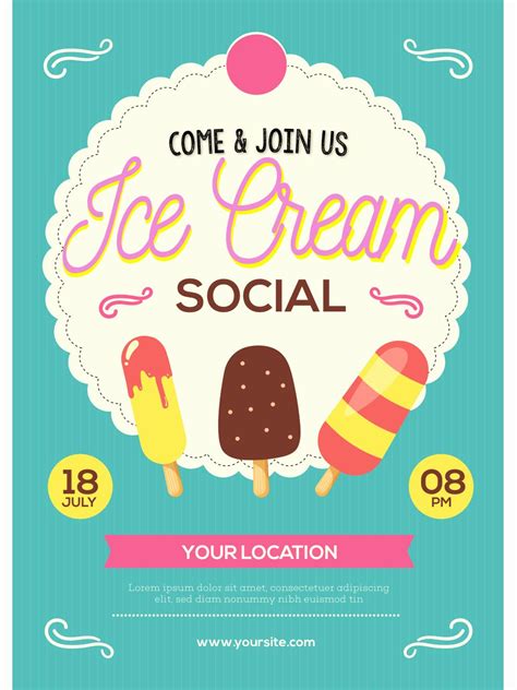 Free Ice Cream Flyer Templates for Word and PDF