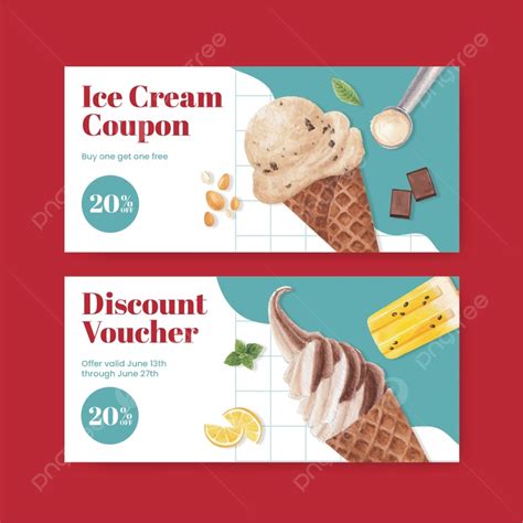 Free Ice Cream Voucher Template Download