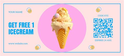 Free Ice Cream Voucher Template