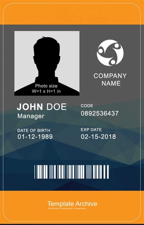 Free ID Card Templates