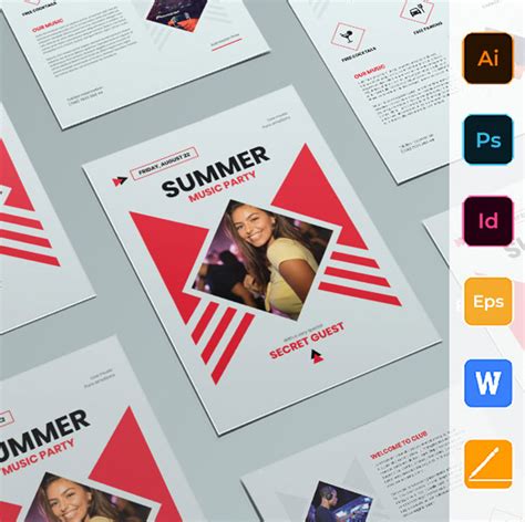 Free InDesign Templates for Posters