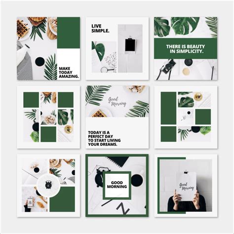 Free Instagram Template Designs PNG