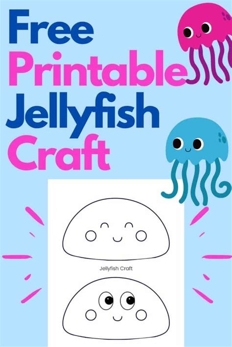 Free Jellyfish Template Printable