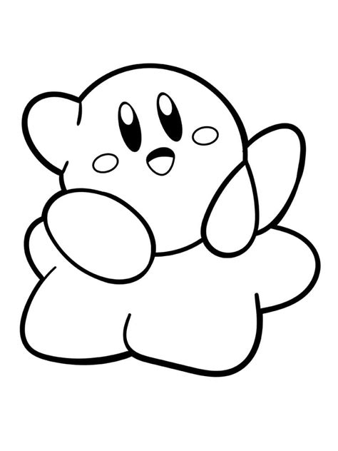 Free Kirby coloring pages printable for kids