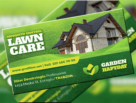 Free Landscaping Business Cards