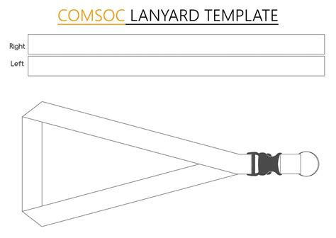 Free Lanyard Template PSD