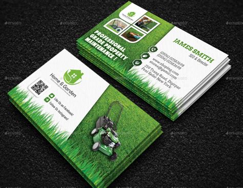 Free Lawn Care Business Card Templates