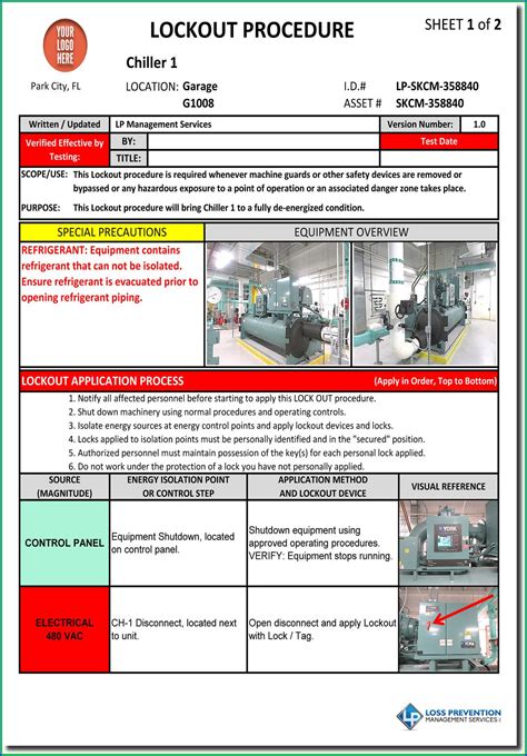 Free LOTO Template in Excel