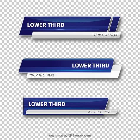 Free Lower Thirds Templates