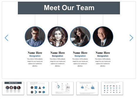 Free Meet the Team Template 4