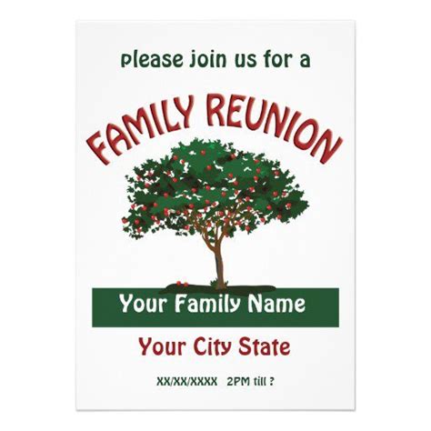 free microsoft word family reunion templates