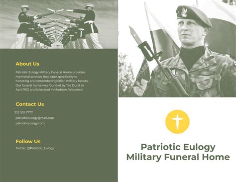 Free Military Funeral Templates