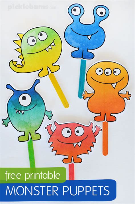 Free Monster Puppet Templates